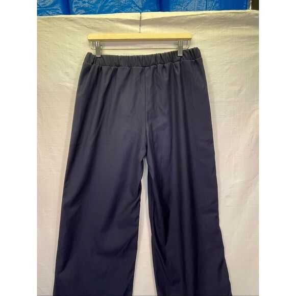 4th & Reckless Side Stripe Wide Leg Tailored Tammy Trouser Pants Navy Blue XL - Picture 5 of 10